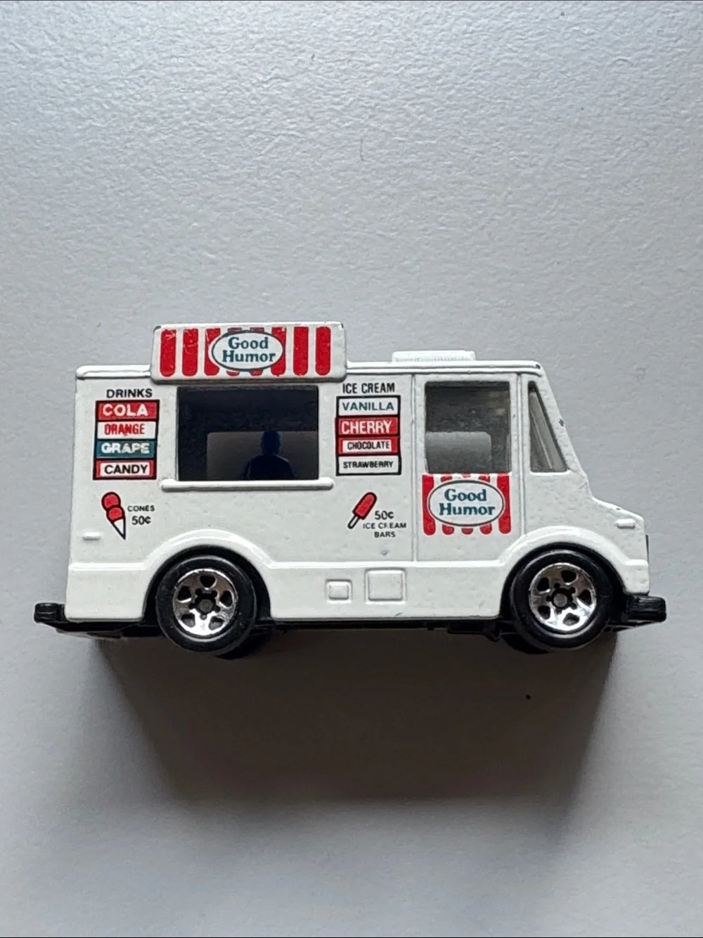 Hot Wheels White Ice Cream Truck Toy